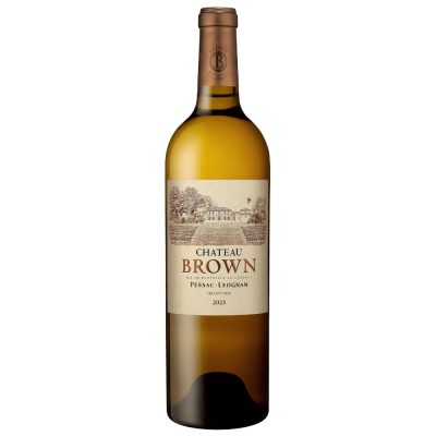 Château Brown 2025 blanc bouteille