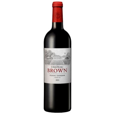 Château Brown 2025 rouge bouteille