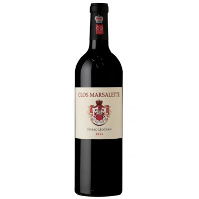 Clos Marsalette 2022 bouteille