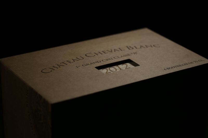 Château Cheval Blanc 2012 caisse bois de 6 bouteilles