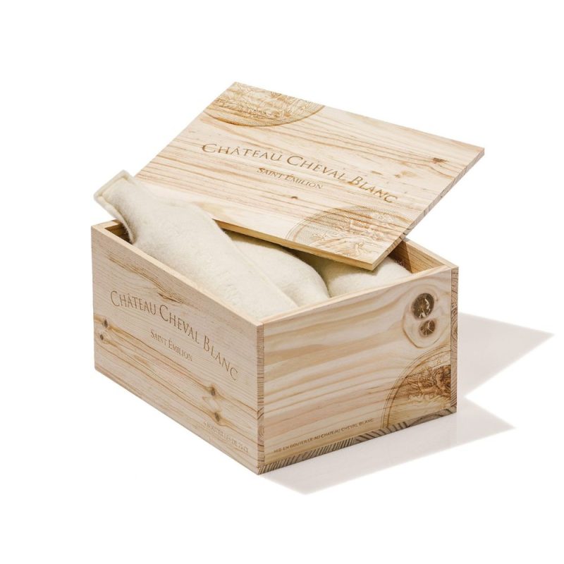 chateau cheval blanc caisse bois
