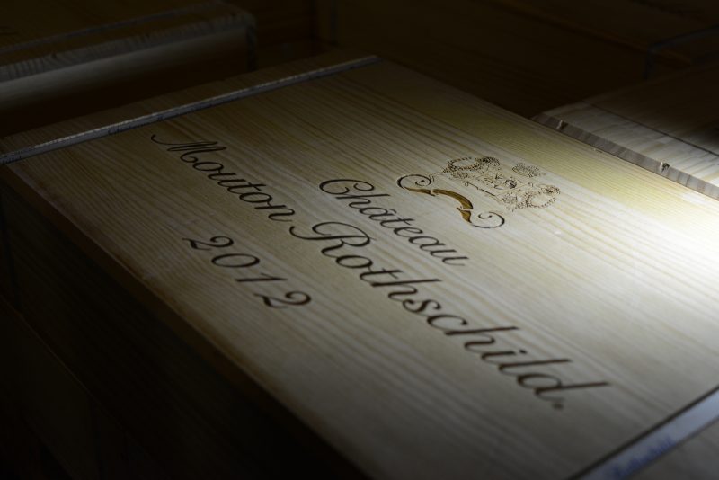 Château Mouton Rothschild 2012 caisse bois 6